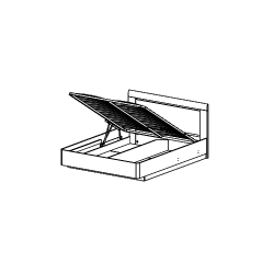 Кровать V28.1 под матрас 2000х1600