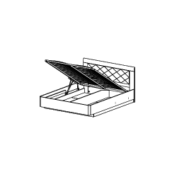 Кровать V28.1M под матрас 2000х1600